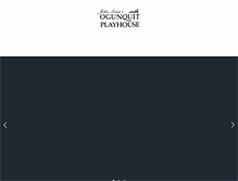 Tablet Screenshot of ogunquitplayhouse.org